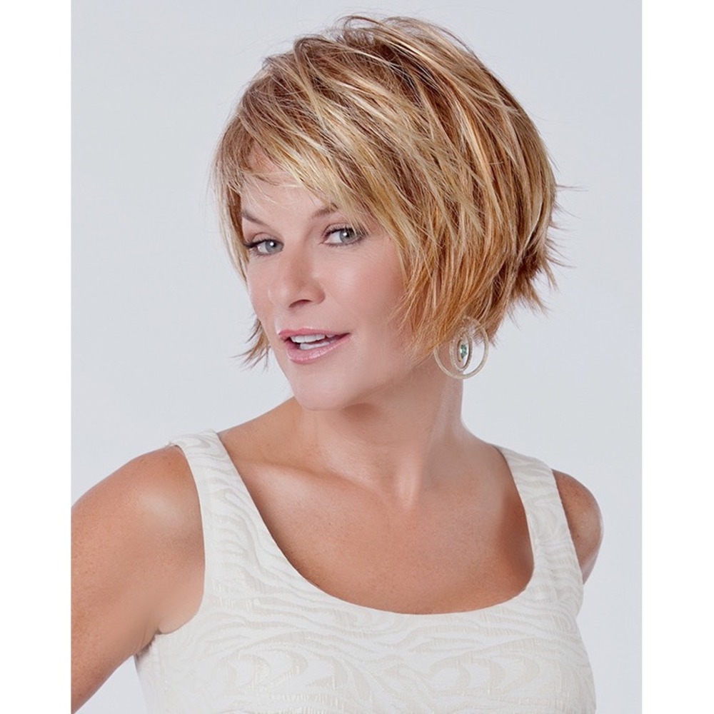 Toni Brattin Trendsetter Wig 305 Plus Women OS Red Blonde Layered Heat Friendly